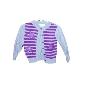 Savannah star purple gray sweat shirt size 9-12M